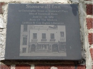 Stonewall Inn Plaque